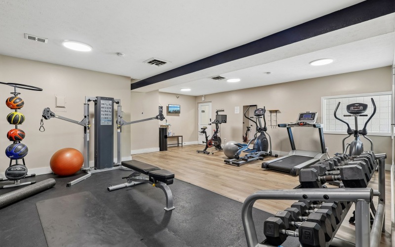 fully equipped gym